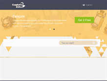 Tablet Screenshot of captainzaks.com